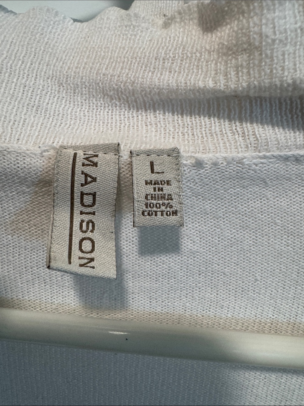 Light weight Open-Front Ruffle Cardigan Sweater - Light Cream - Picture 4 of 4